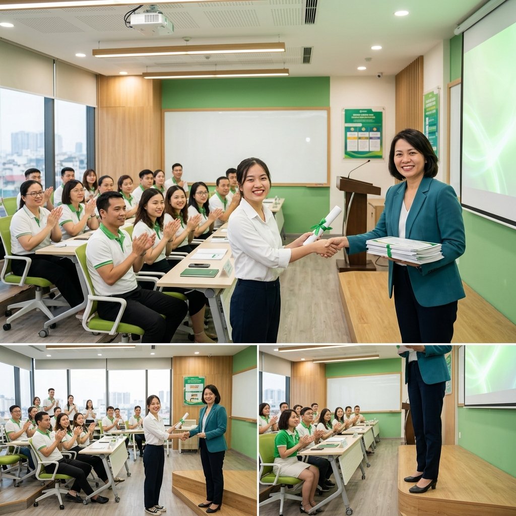 Lễ trao chứng chỉ tại DQ EDU