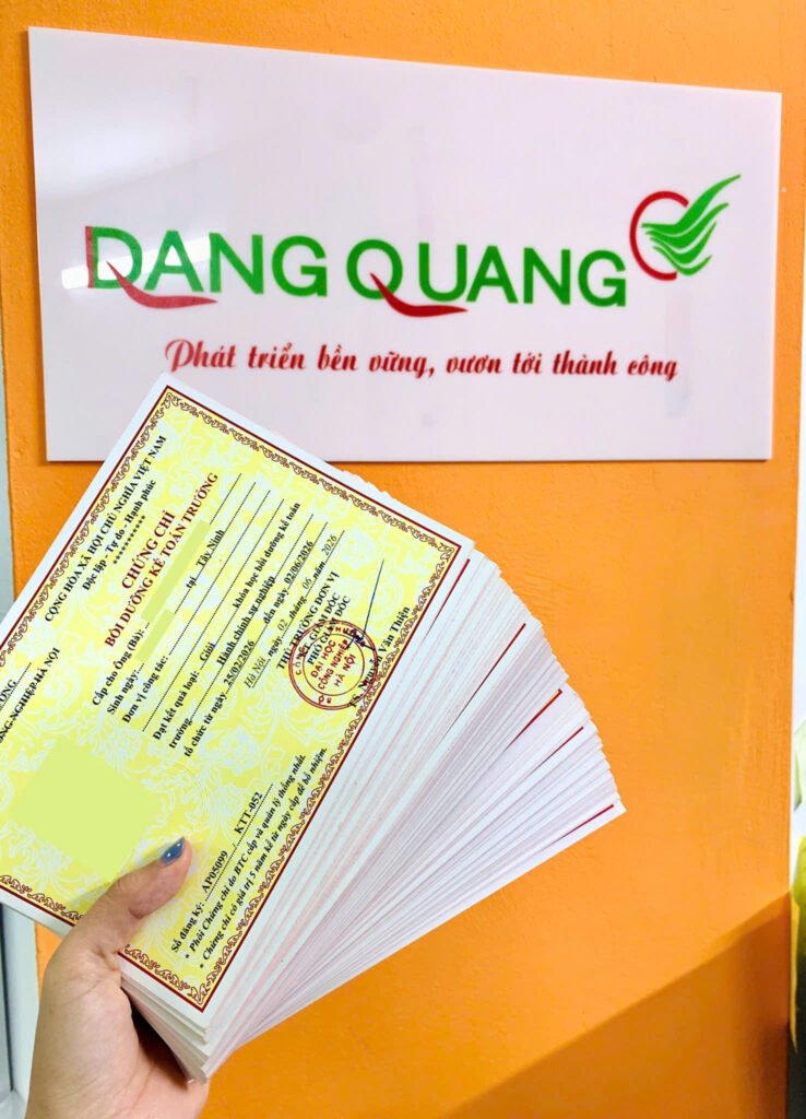 Chứng chỉ - Chứng chỉ Kế toán trưởng đơn vị hành chính sự nghiệp