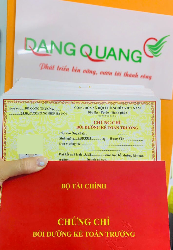 Chứng chỉ - Chứng chỉ Kế toán trưởng doanh nghiệp