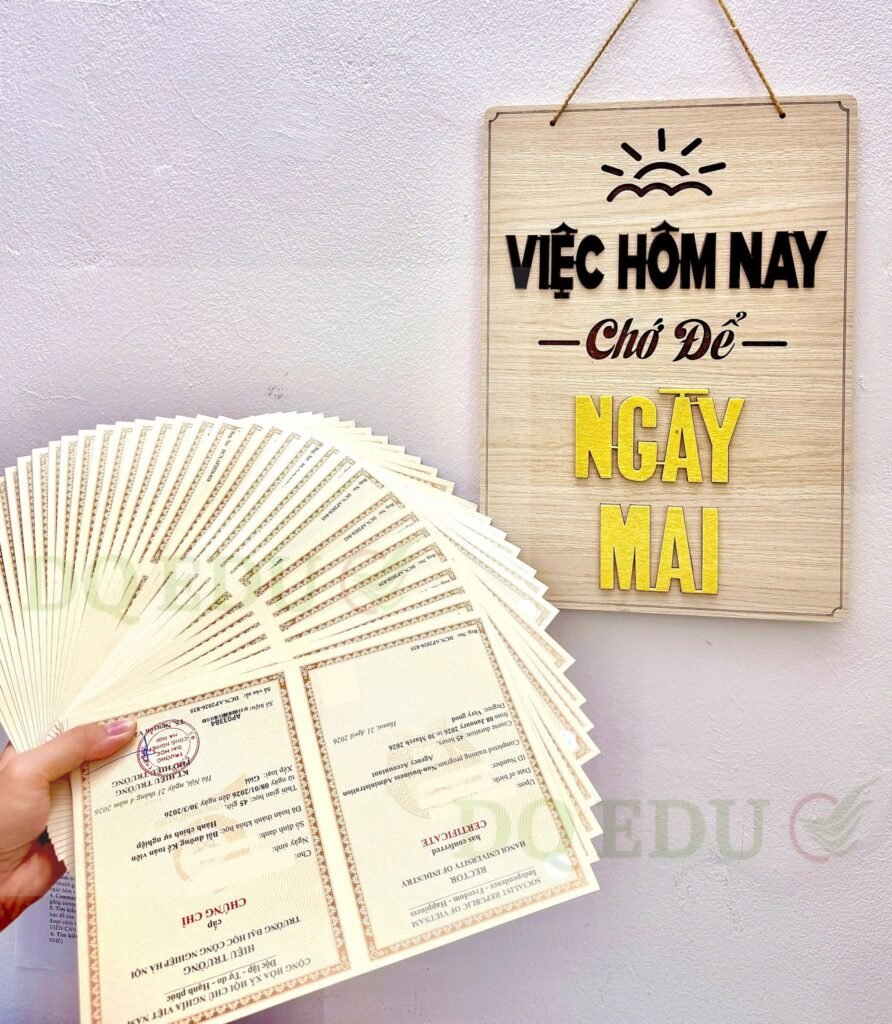 Chứng chỉ - Chứng chỉ Kế toán viên Hành chính sự nghiệp