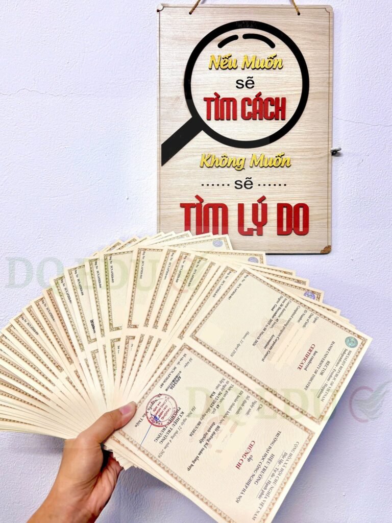 Chứng chỉ - Chứng chỉ Kế toán viên Hành chính sự nghiệp