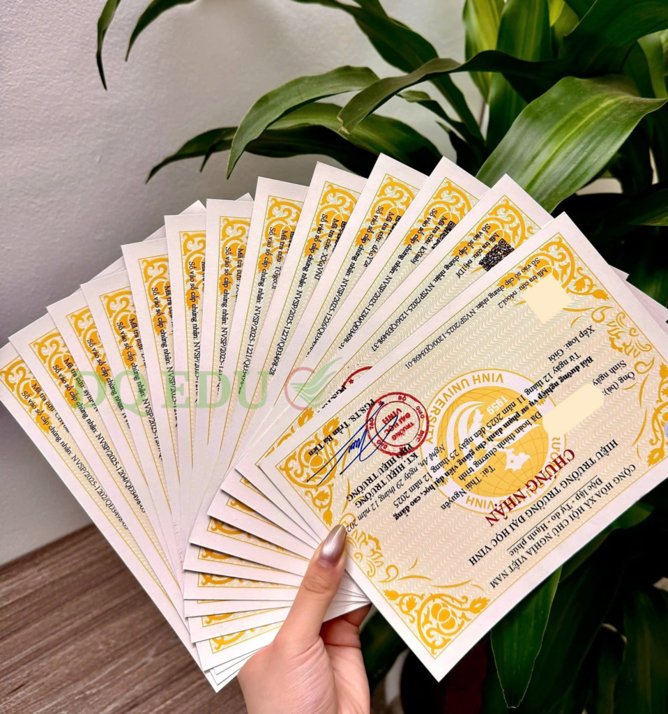 Chứng chỉ - Chứng chỉ bồi dưỡng nghiệp vụ sư phạm cho giảng viên đại học, cao đẳng