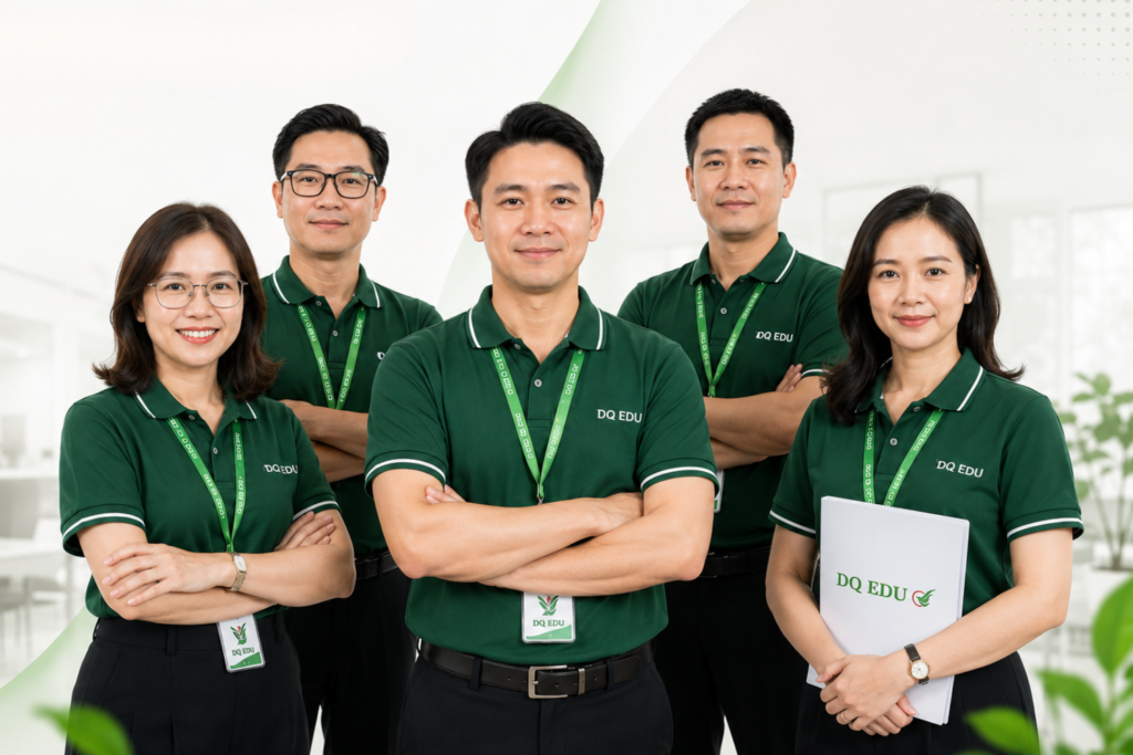 Lễ trao chứng chỉ tại DQ EDU