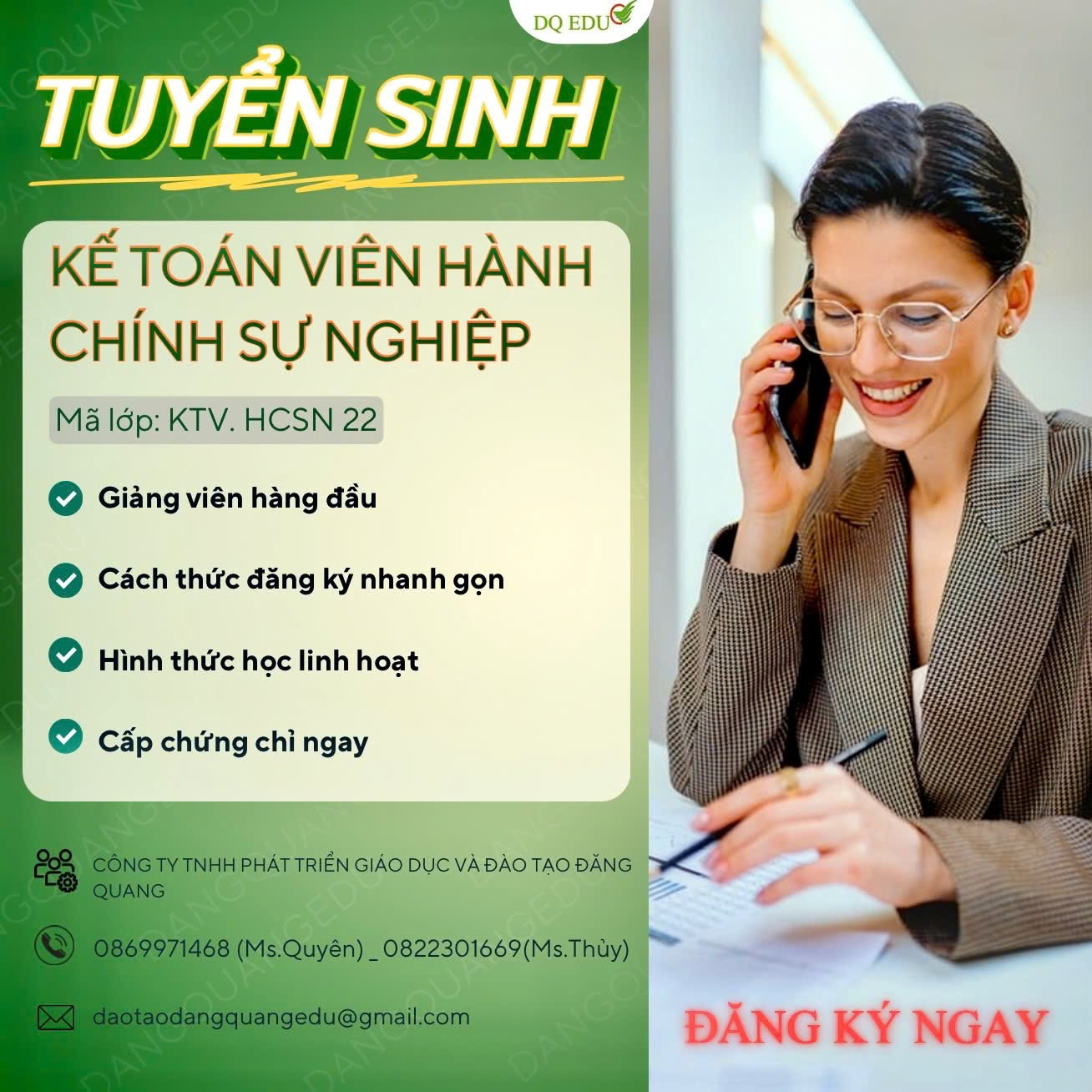 Chứng chỉ Kế toán viên Hành chính sự nghiệp